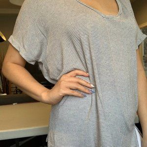 ZARA BLACK AND WHITE TEE SHIRT